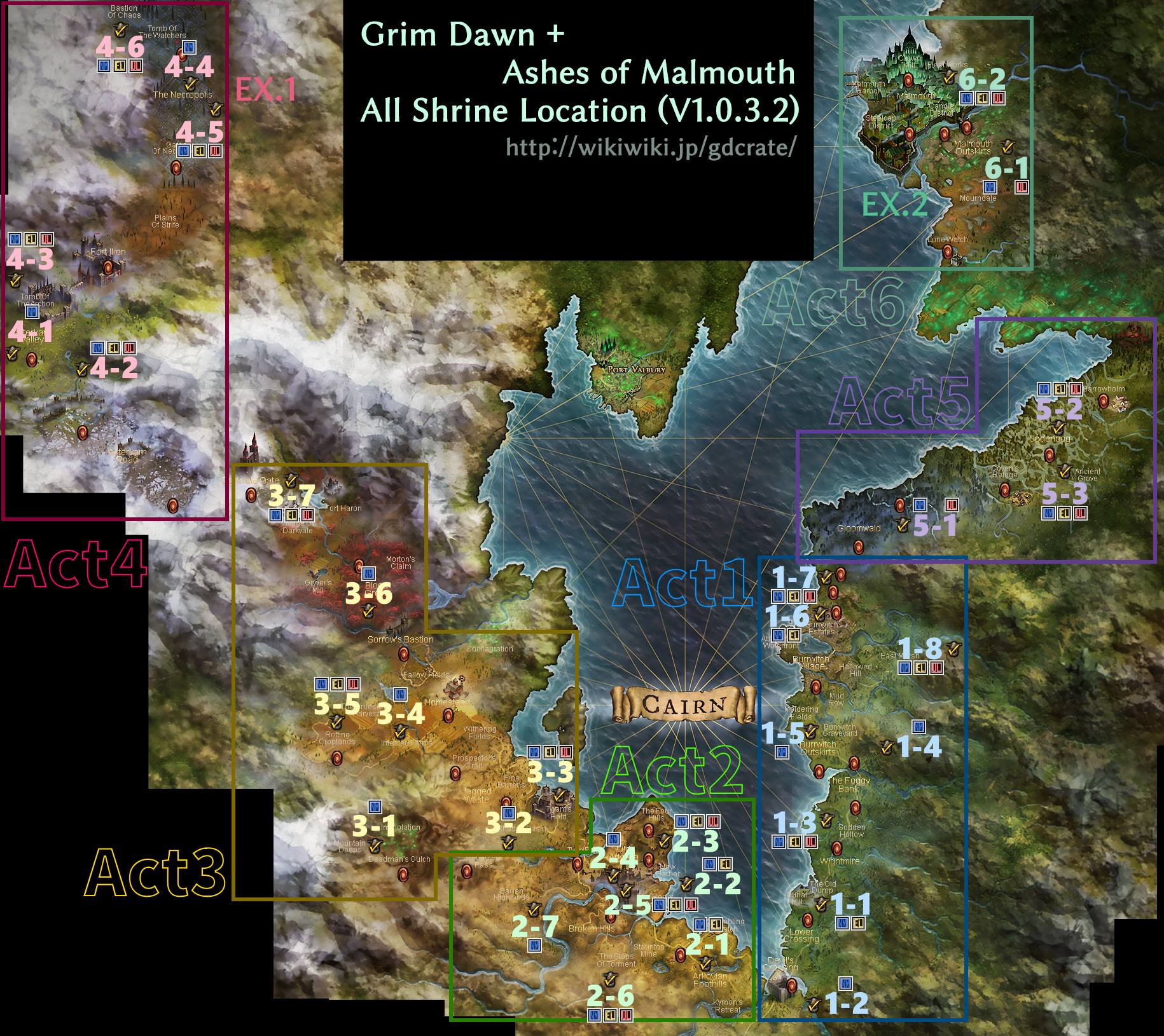 The Maphack Grim Dawn Map